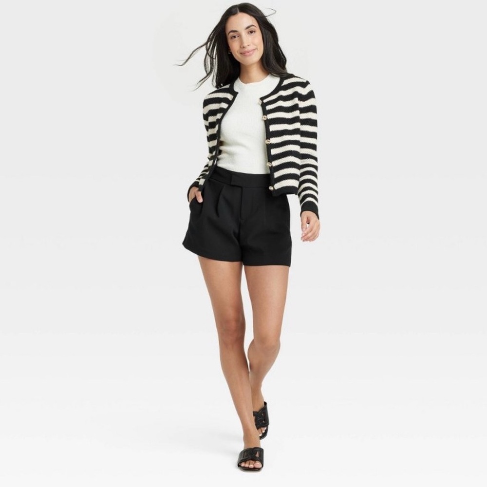 a new day Black Dress Shorts